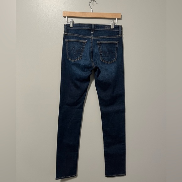 AG The Premiere Skinny Straight Dark Wash Low Rise Jeans - Picture 7 of 12